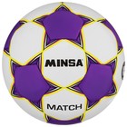 Мяч футбольный MINSA Match, TPU, ручная сшивка, 32 панели, р. 5 - фото 8076140