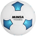 Мяч футбольный MINSA Training, PU, ручная сшивка, 32 панели, р. 5 - фото 3907961