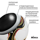 Мяч футбольный MINSA Futsal, PU, машинная сшивка, 32 панели, р. 4 - фото 9288875