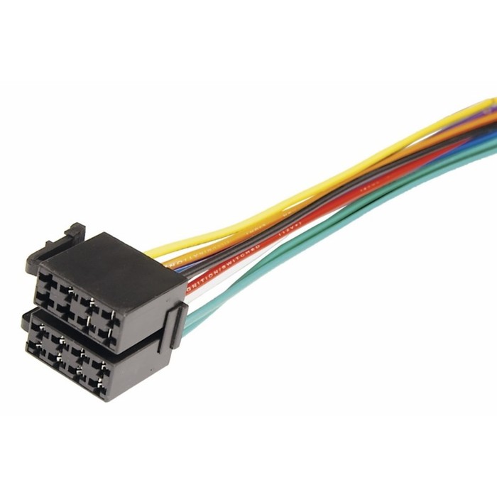 Разъем для автомагнитолы Rexant «Евро» ISO, сдвоенное гнездо, акустика + питание - Фото 1