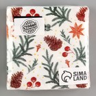 Салфетки бумажные «С Новым годом: шишки», однослойные, 24×24 см, 20 шт. - Фото 5