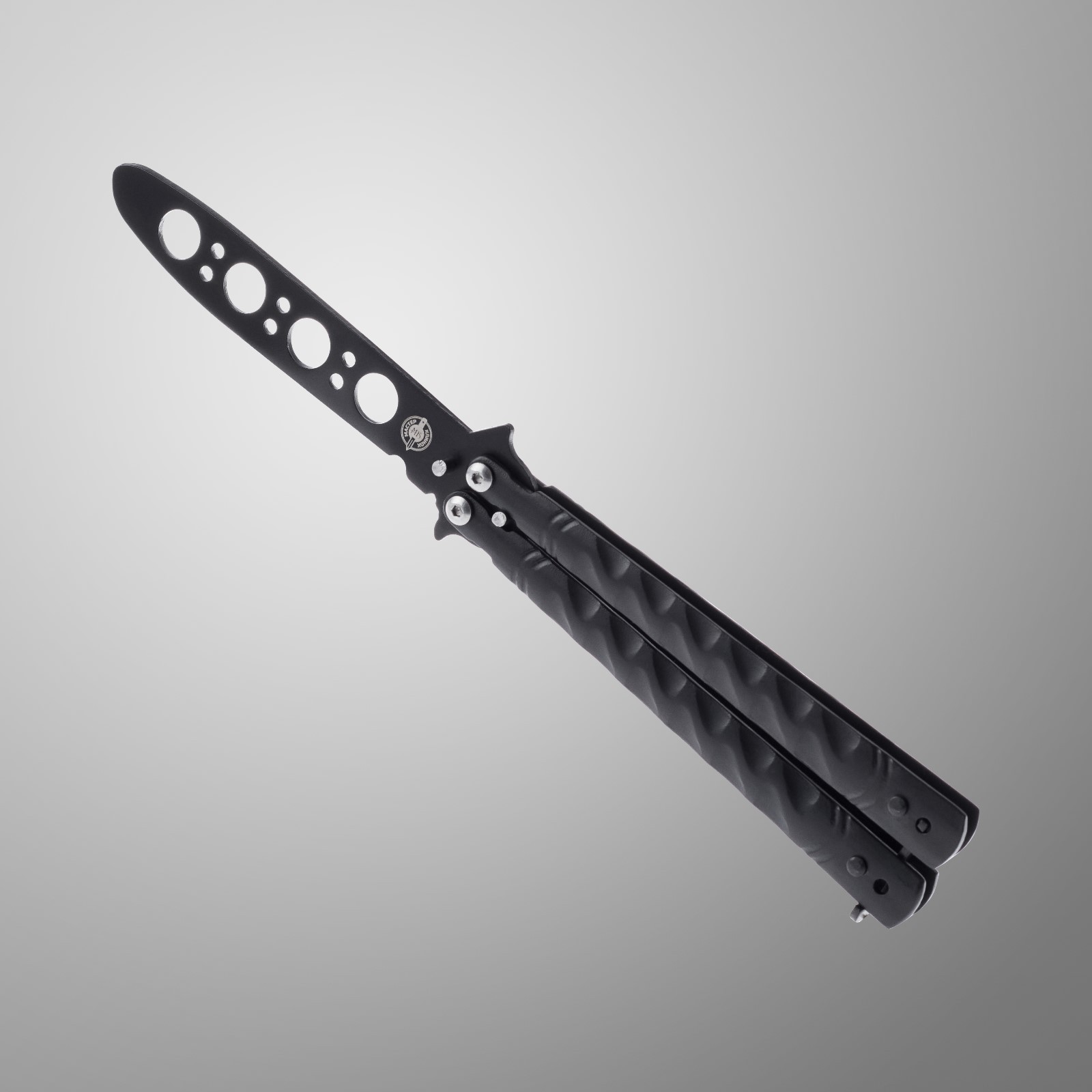 Нож-бабочка тренировочный, сталь - 420, рукоять - сталь, 22 см (9902143 ...