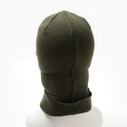 Мужская шапка-балаклава, цвет хаки, размер 58 - Фото 5