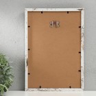 Фоторамка дерево, PVC на 2 фото 10х15 см "Шебби" белая 2х21х30 см - фото 22647767