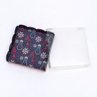 Коробка для печенья, кондитерская новогодняя упаковка «Дед Мороз у ёлочки», 15×15×3 см - Фото 3