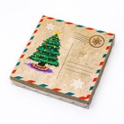 Коробка для печенья "Рождественская почта", 18 х 18 х 3 см - Фото 6