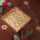 Коробка для печенья "Рождественская почта", 18 х 18 х 3 см - Фото 3