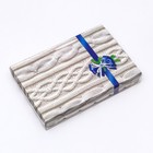 Коробка для печенья "Вязанка", 22 х 15 х 3 см (комплект 5 шт) - фото 24369654