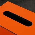 Салфетница из акрила, цвет оранжевый 10 х 18 х 12 см - Фото 7