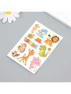 Переводные тату на тело цветные «Зоопарк», с золотом, 7.5?10 см, МИКС (комплект 8 шт) - фото 42895579 Переводные тату на тело цветные «Зоопарк», с золотом, 7.5?10 см, МИКС (комплект 8 шт) - фото 42895579