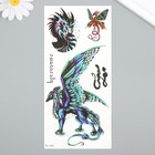 Татуировка на тело цветная "Драконы аниме" 9х19 см - фото 1366631