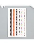 Переводные тату на тело цветные «Лапки и косточки», 7.5×12 см - фото 42895593