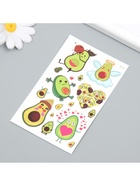 Переводные тату на тело цветные «Авокадинки», 7.5?12 см (комплект 4 шт) - фото 42895598 Переводные тату на тело цветные «Авокадинки», 7.5?12 см (комплект 4 шт) - фото 42895598