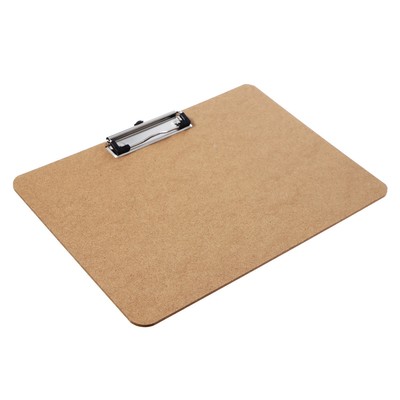 Планшет с зажимом, формат А4, 3 мм, горизонтальный