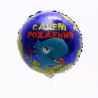 Воздушные шары фольгированные «С днём рождения», набор 4 шт. - Фото 6