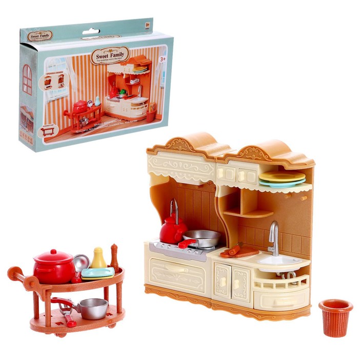 УЦЕНКА Набор игровой «Мебель для питомцев» с аксессуарами - Фото 1