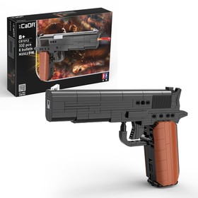 {{photo.Alt || photo.Description || 'Конструктор Оружие Техно «Пистолет», 332 детали, 6 пуль, стреляет, уценка'}}