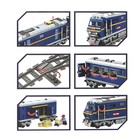 Конструктор ЖД «Почтово-багажный поезд», работает от батареек, 1192 детали, уценка - Фото 3