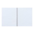 Тетрадь 48 листов в клетку Calligrata на гребне "ГосСимволика", обложка мелованный картон, ТВИН-лак, тиснение фольгой, блок офсет МИКС - фото 24302542