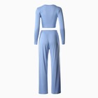 Комплект женский (лонгслив, брюки) MINAKU: Home collection цвет голубой, р-р 42 - Фото 11