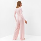 Комплект женский (лонгслив, брюки) MINAKU: Home collection цвет розовый, р-р 42 - Фото 3