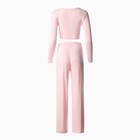Комплект женский (лонгслив, брюки) MINAKU: Home collection цвет розовый, р-р 42 - Фото 12