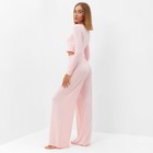Комплект женский (лонгслив, брюки) MINAKU: Home collection цвет розовый, р-р 42 - Фото 4