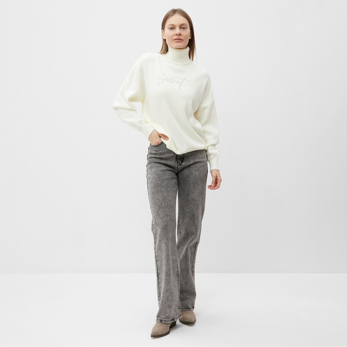 Водолазка женская, цвет кремовый, размер ONE SIZE (42-46) 66092