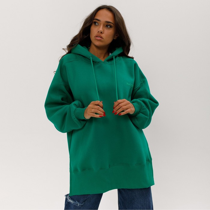 Толстовка женская НАЧЁС, цвет тёмно-зелёный, размер ONE SIZE (42-46) 66095