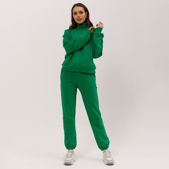 Костюм женский. цвет тёмно-зелёный, размер 44 (S) - Фото 1