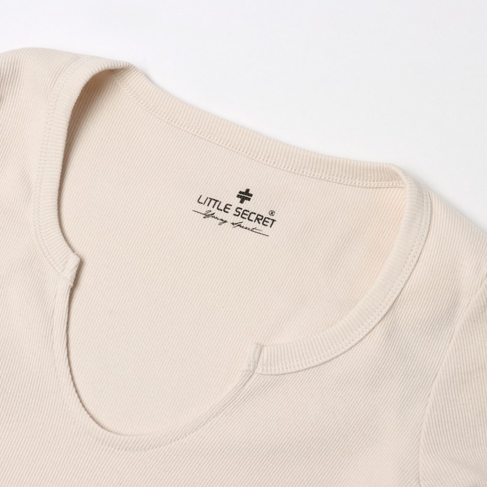 Лонгслив женский, цвет тёмно-кремовый, размер 42 (S) 66124