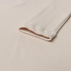 Лонгслив женский, цвет тёмно-кремовый, размер 44 (M) - Фото 3