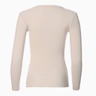 Лонгслив женский, цвет тёмно-кремовый, размер 44 (M) - Фото 4