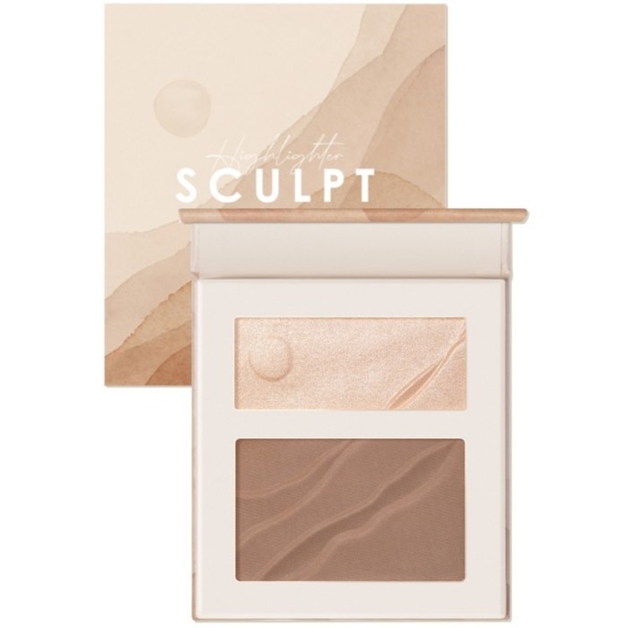 Палетка контурирующая Focallure Moulding Highlight Contouring Palette, тон 02, 8 г - Фото 1