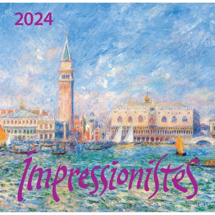 Импрессионисты. Календарь настенный на 2024 год, 17х17 см - Фото 1