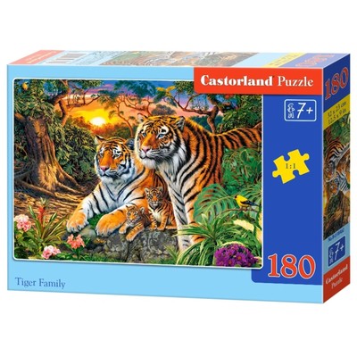 Пазл «Семья тигров», 180 элементов