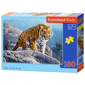 Пазл «Тигр на скале», 180 элементов