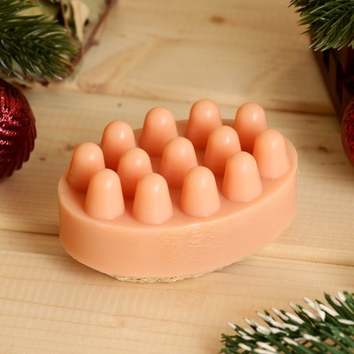 Массажное мыло с люффой «Горячее какао» 100 г