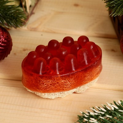 Массажное мыло с люффой «Виски - Кола» 100 г