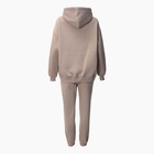 Костюм женский НАЧЁС (толстовка/брюки), цвет коричневый, размер 44 (M) - Фото 6