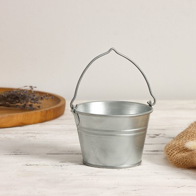 Ведро хозяйственное оцинкованное с ручкой, 500 мл, малое, ГОСТ