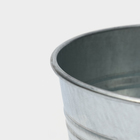 Ведро хозяйственное оцинкованное с ручкой, 1 л, ГОСТ - Фото 4