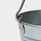 Ведро хозяйственное оцинкованное с ручкой, 1 л, ГОСТ - Фото 5