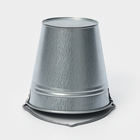 Ведро хозяйственное оцинкованное с ручкой, 1 л, ГОСТ - Фото 6