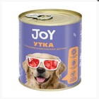 Влажный корм JOY беззерновой влажный для собак средних и крупных пород, утка 340 гр. - фото 1460628