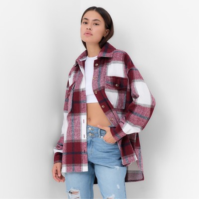 Рубашка женская MIST утепленная, р. L, красный