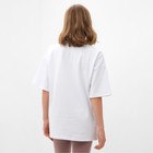 Футболка женская Basic line цвет белый, р-р 44 - Фото 5