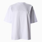 Футболка женская Basic line цвет белый, р-р 52 - Фото 6