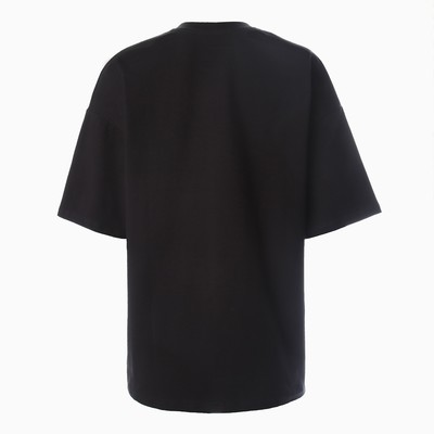 Футболка женская MINAKU: Basic line, чёрная, размер 42