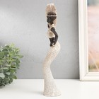 Фигурка полистоун «Африканка с плетёным кувшином», 28×11×5.5 см - Фото 4